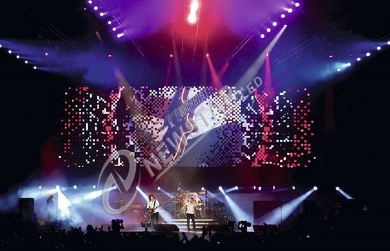 P5 Indoor Full Color Led Video Wall Display Panels , Stage Background Led Screen
