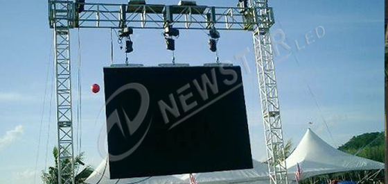 Dynamic Flexible Outdoor Full Color LED Display Rental P10 Led Video Wall Screen