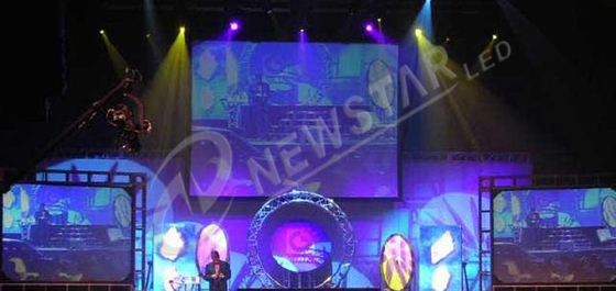 Dynamic Flexible Outdoor Full Color LED Display Rental P10 Led Video Wall Screen