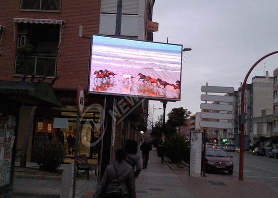 6000cd/㎡ brightness P10.417 full color Billboard LED Display for Street advertisement