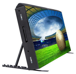 आउटडोर IP65 पूर्ण रंग एलईडी स्क्रीन P10 आयरन 960 * 960 मिमी Smd 3 1 में